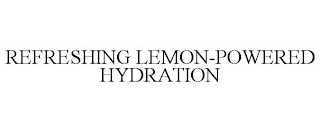 REFRESHING LEMON-POWERED HYDRATION