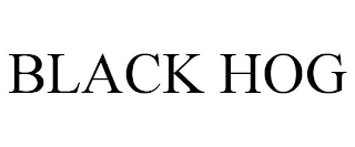 BLACK HOG