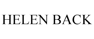 HELEN BACK