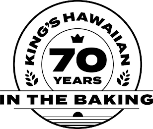 KING'S HAWAIIAN 70 YEARS IN THE BAKING