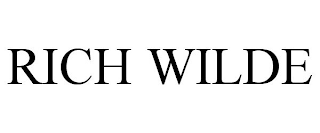 RICH WILDE