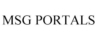 MSG PORTALS