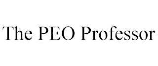 THE PEO PROFESSOR