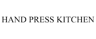 HAND PRESS KITCHEN