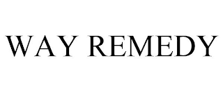 WAY REMEDY