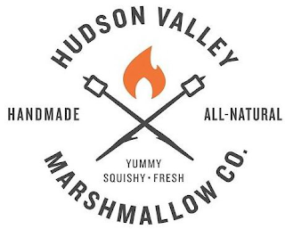 HUDSON VALLEY MARSHMALLOW CO. HANDMADE ALL-NATURAL YUMMY SQUISHY · FRESH