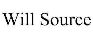 WILL SOURCE