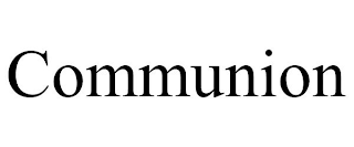 COMMUNION