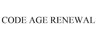 CODE AGE RENEWAL