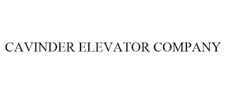 CAVINDER ELEVATOR COMPANY