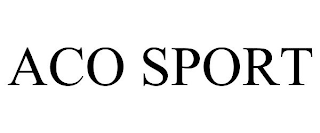 ACO SPORT