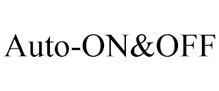 AUTO-ON&OFF