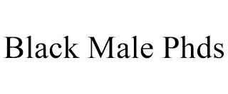 BLACK MALE PHDS