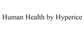 HUMAN HEALTH BY HYPERICE