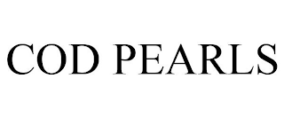 COD PEARLS