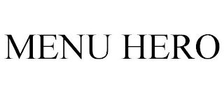MENU HERO