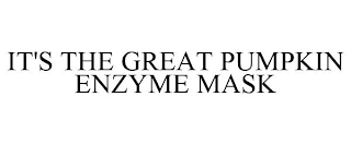 IT'S THE GREAT PUMPKIN ENZYME MASK