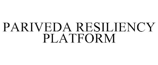 PARIVEDA RESILIENCY PLATFORM