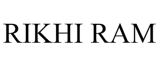 RIKHI RAM