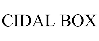CIDAL BOX
