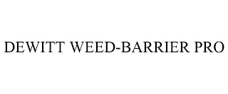 DEWITT WEED-BARRIER PRO