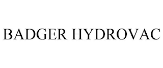 BADGER HYDROVAC