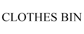 CLOTHES BIN