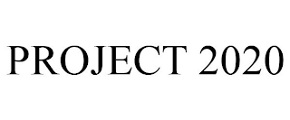 PROJECT 2020