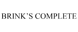 BRINK'S COMPLETE