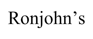 RONJOHN'S