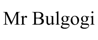 MR BULGOGI