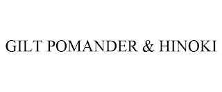 GILT POMANDER & HINOKI