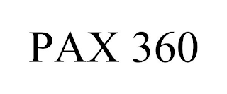 PAX 360