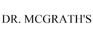 DR. MCGRATH'S