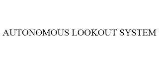 AUTONOMOUS LOOKOUT SYSTEM