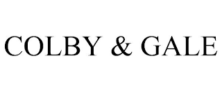 COLBY & GALE