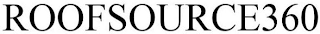 ROOFSOURCE360