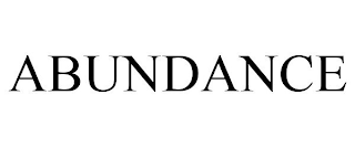 ABUNDANCE