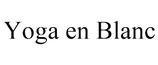 YOGA EN BLANC