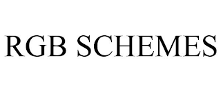 RGB SCHEMES