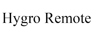 HYGRO REMOTE