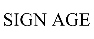 SIGN AGE