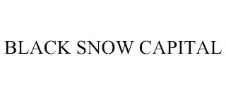 BLACK SNOW CAPITAL