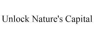 UNLOCK NATURE'S CAPITAL