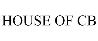 HOUSE OF CB