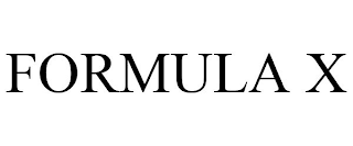 FORMULA X