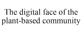 THE DIGITAL FACE OF THE PLANT-BASED COMMUNITY