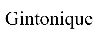 GINTONIQUE