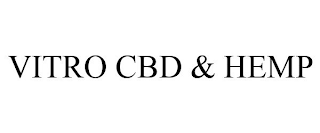 VITRO CBD & HEMP