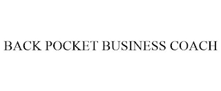 BACK POCKET BUSINESS COACH